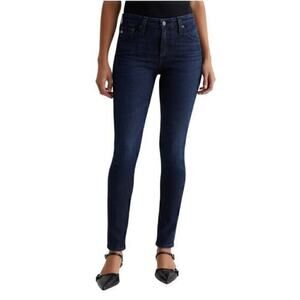 AG Adriano Goldschmied Farrah High Rise Skinny Crop Jean in Dark Wash size 30